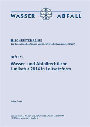 Cover ÖWAV-Schriftenreihe Heft 171