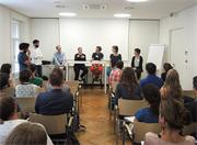 Franz Greimel, Martin Wenk, Thilo Lehmann, Gabriele Harb, Georg Seidl, Dr. Veronika Koller-Kreimel, Dr. Ottavia Zoboli, Franz Greimel (vl.)
