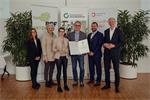  Carina Schleinzer und Daniel Resch bei der Verleiihung des BGF Gütesiegels