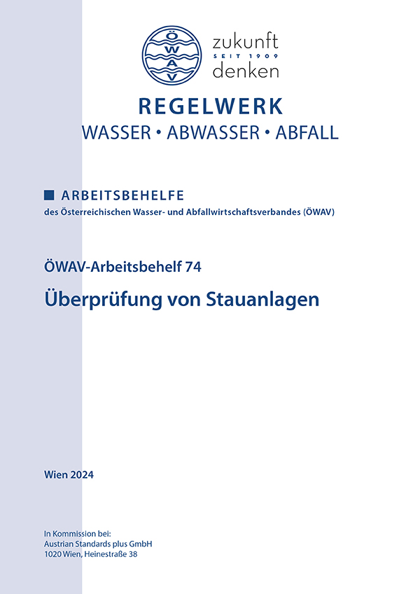Cover ÖWAV-Arbeitsbehelf 74