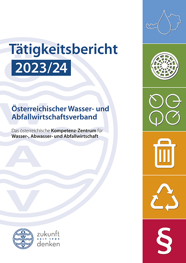 Cover ÖWAV-Tätigkeitsbericht 2023/2024