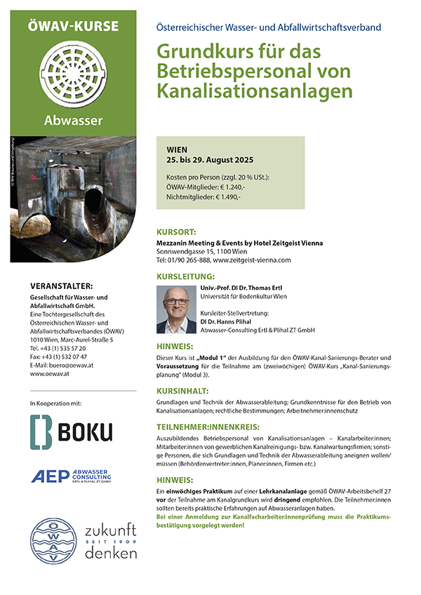 Cover Kursfolder Kanal-Grundkurs