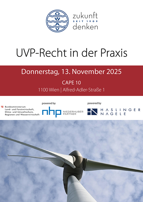 Cover Seminarfolder UVP-Recht in der Praxis