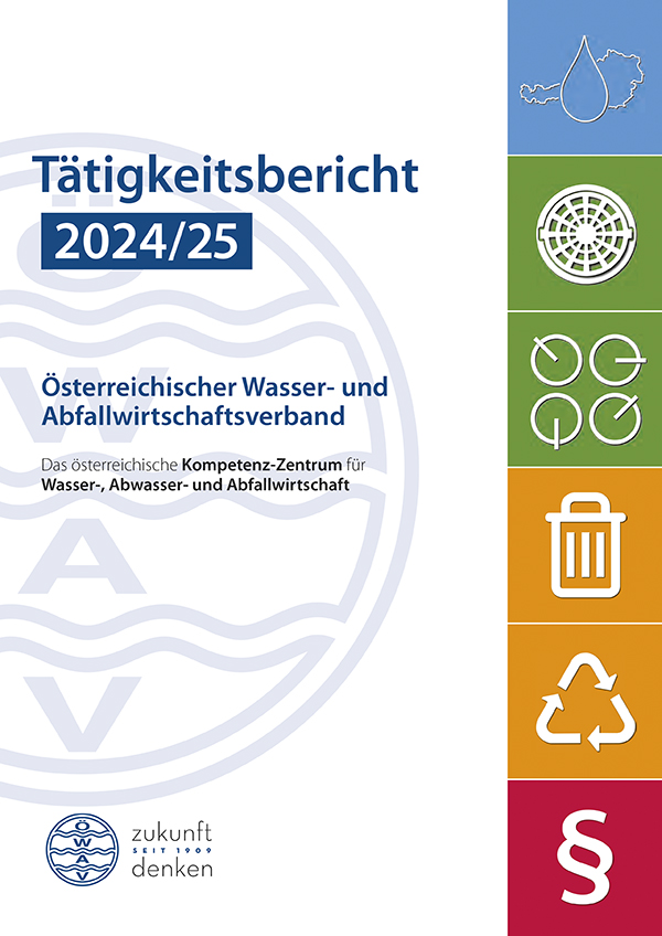 Cover ÖWAV-Tätigkeitsbericht 2024/2025