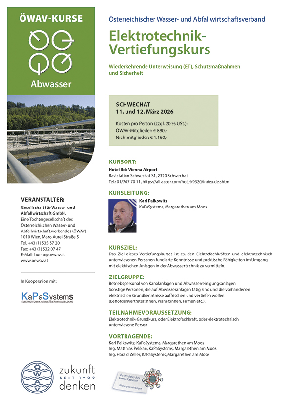 Cover Kursfolder Elektrotechnik-Vertiefungskurs