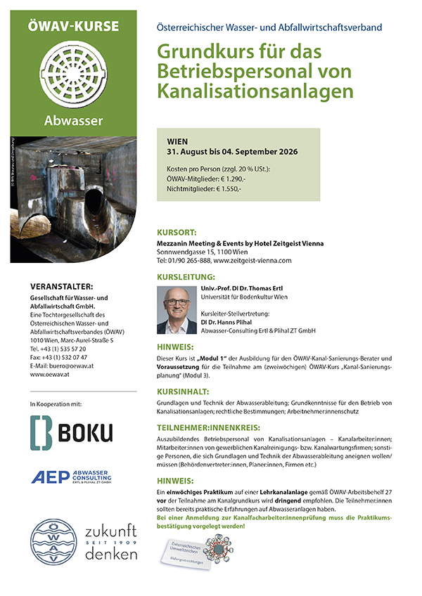 Cover Kursfolder Kanal-Grundkurs