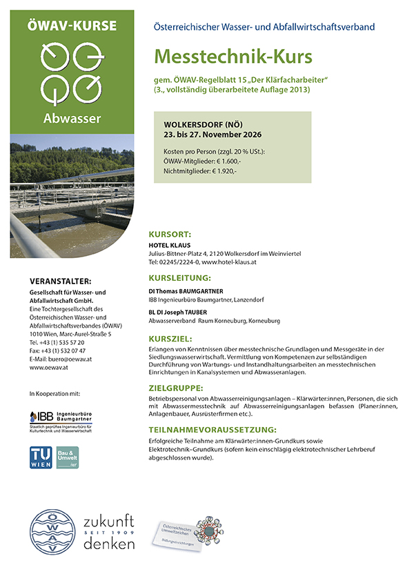 Cover Kursfolder Messtechnik-Kurs