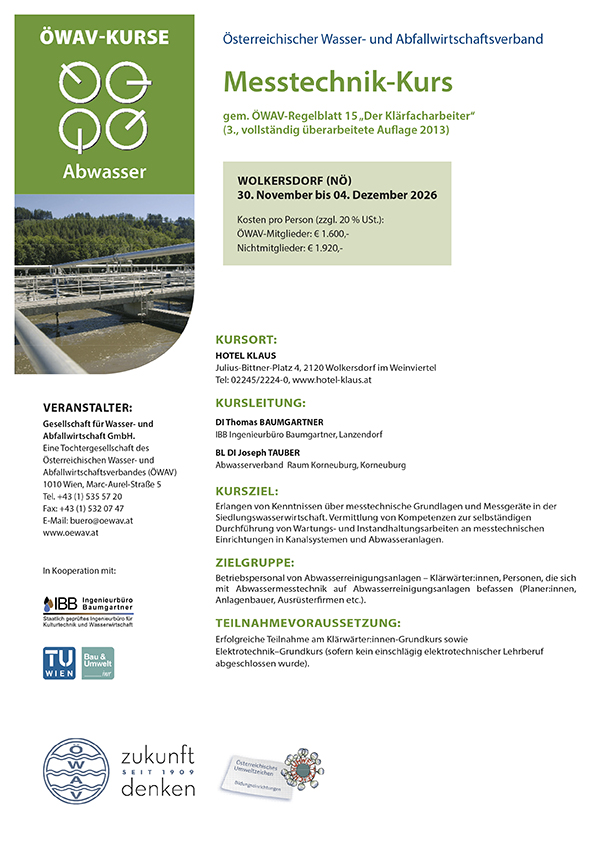 Cover Kursfolder Messtechnik-Kurs