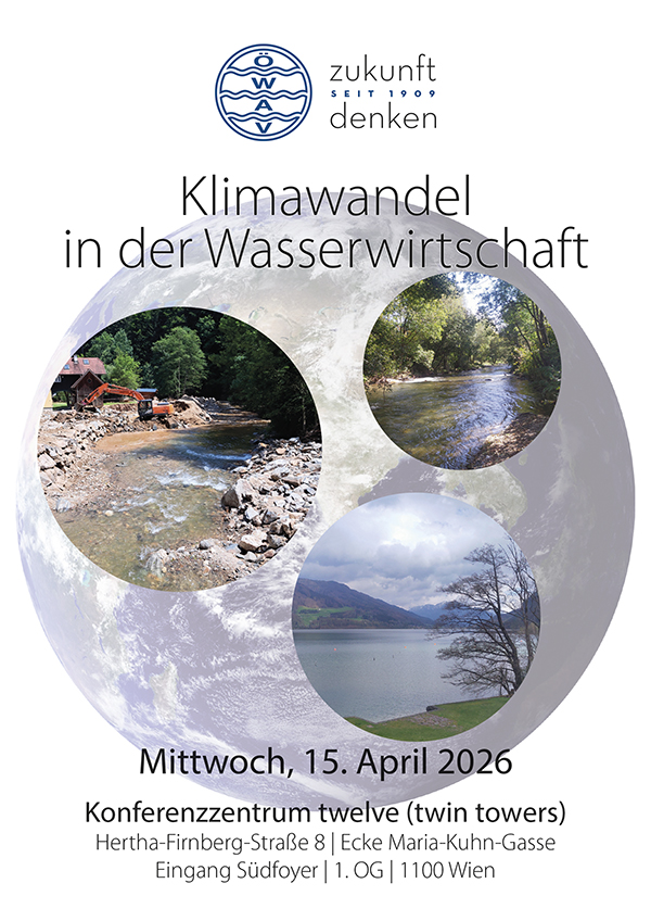 Cover Seminarfolder Klimawandel in der Wasserwirtschaft