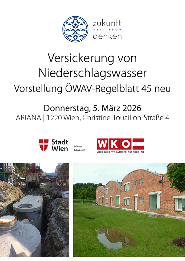 Cover Seminar folder Versickerung von Niederschlagswasser