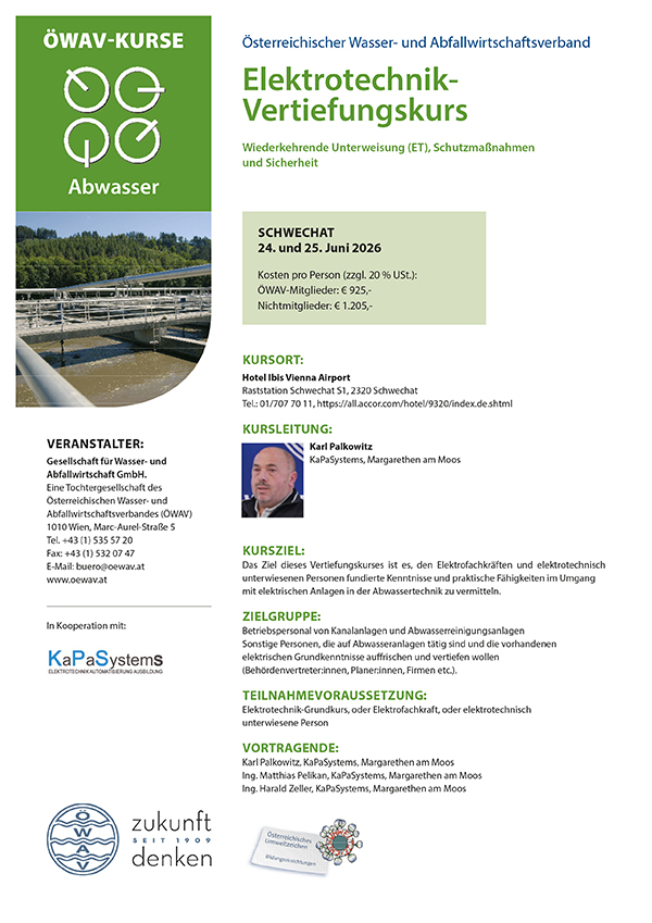 Cover Kursfolder Elektrotechnik-Vertiefungskurs