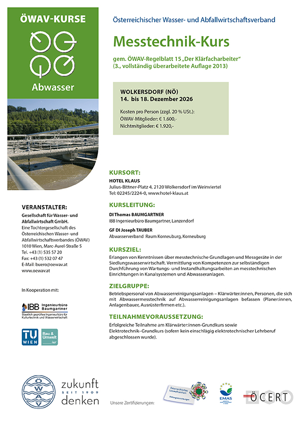 Cover Kursfolder Messtechnik-Kurs