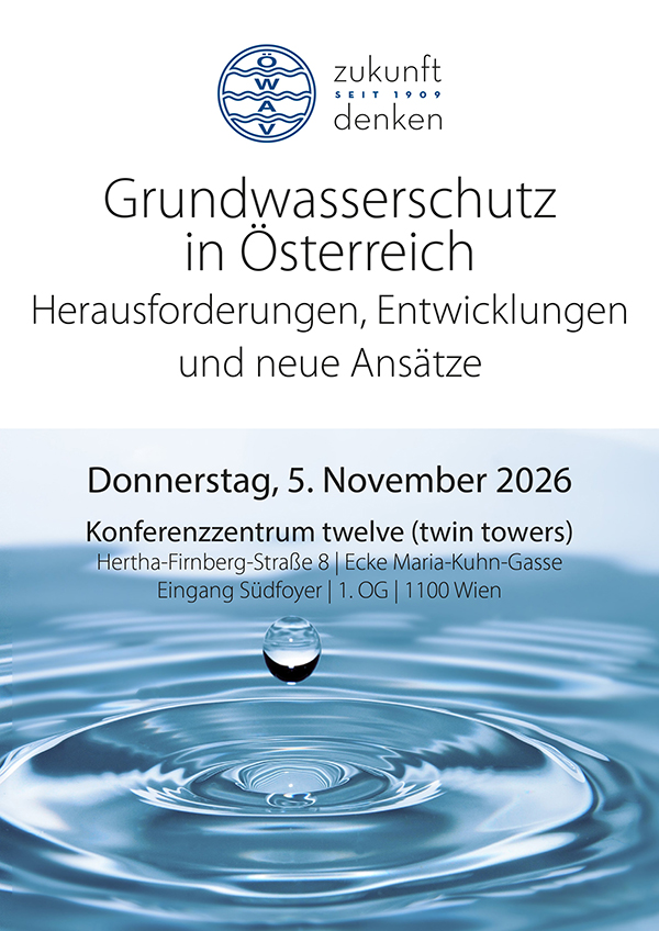 Cover Seminarfolder Grundwasserschutz in Österreich