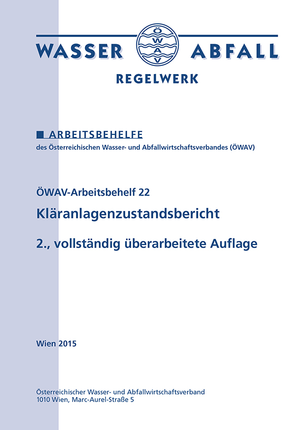 Cover ÖWAV-Arbeitsbehelf 22