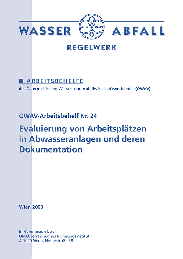 Cover ÖWAV-Arbeitsbehelf 24