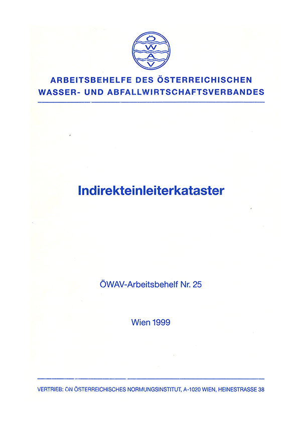 Cover ÖWAV-Arbeitsbehelf 25
