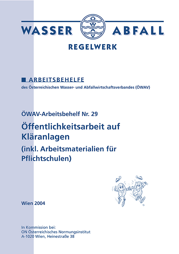 Cover des ÖWAV-Arbeitsbehelfs 29