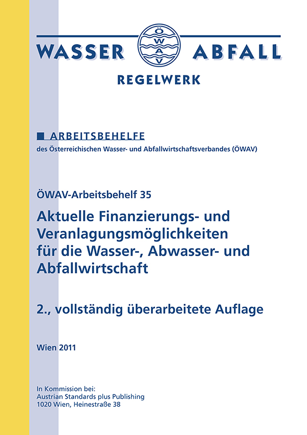 Cover ÖWAV-Arbeitsbehelf 35