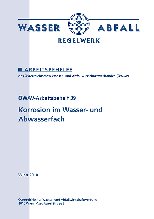 Cover ÖWAV-Arbeitsbehelf 39