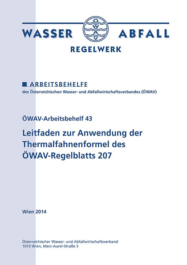 Cover ÖWAV-Arbeitsbehelf 43