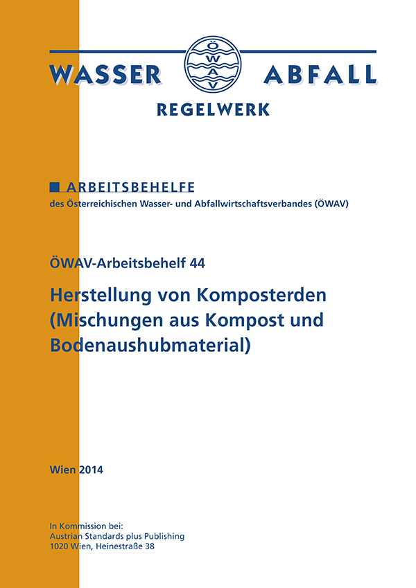 Cover ÖWAV-Arbeitsbehelf 44