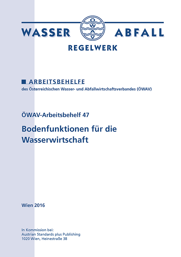 Cover ÖWAV-Arbeitsbehelf 47