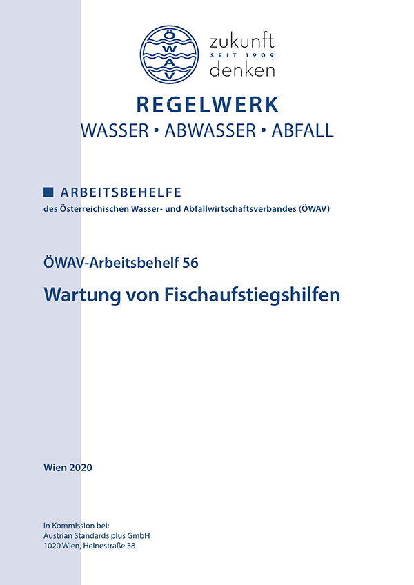 Cover ÖWAV-Arbeitsbehelf 56