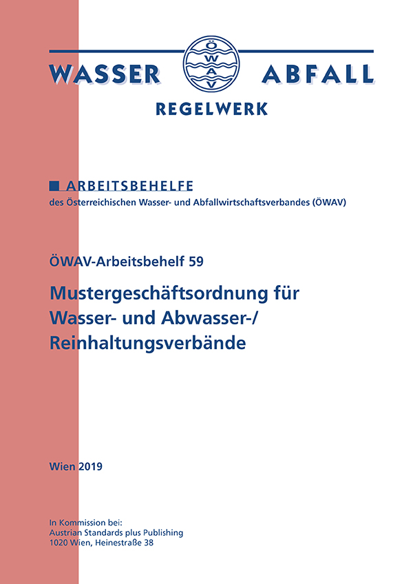 Cover ÖWAV-Arbeitsbehelf 59