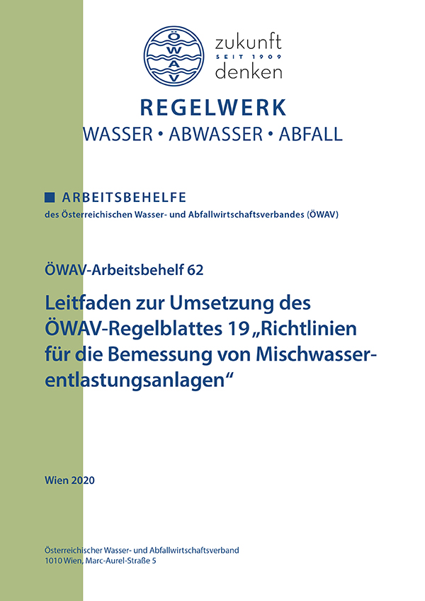 Cover ÖWAV-Arbeitsbehelf 62