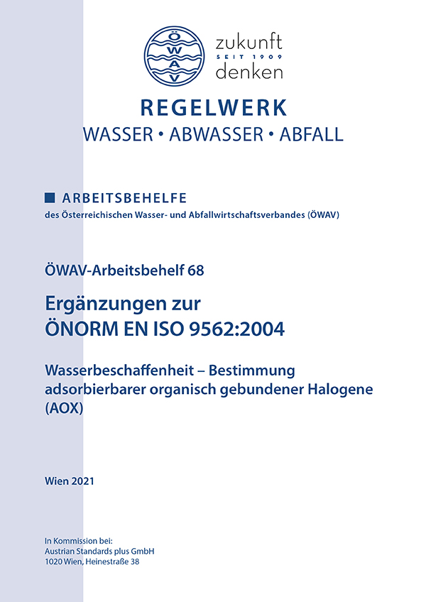 Cover ÖWAV-Arbeitsbehelf 68