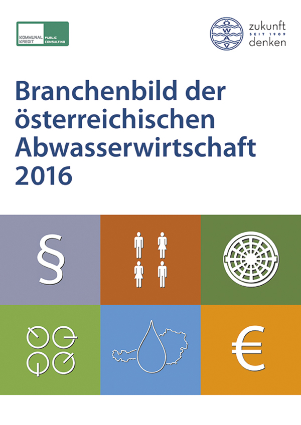 Cover Branchenbild der österreichischen Abwasserwirtschaft 2016
