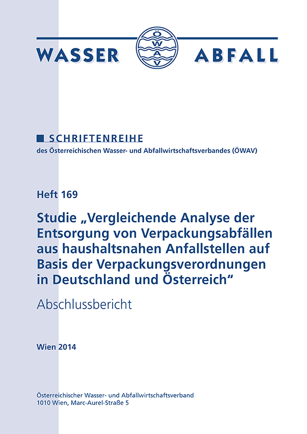 Cover ÖWAV-Schriftenreihe Heft 169
