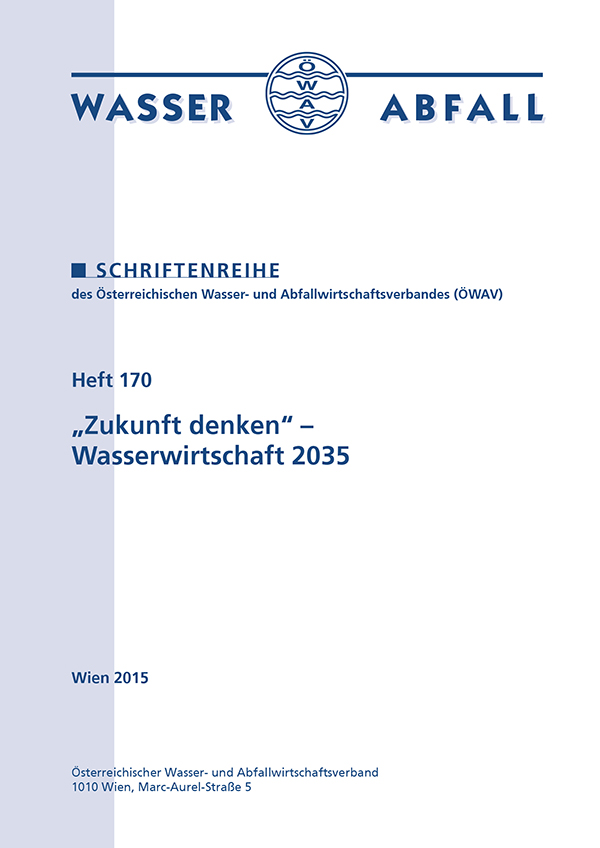 Cover ÖWAV-Schriftenreihe Heft 170