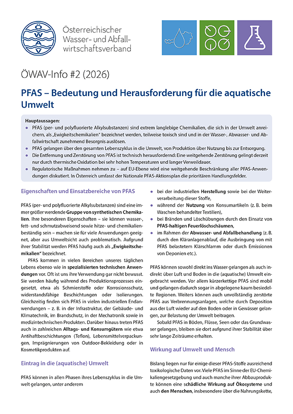 Cover ÖWAV-Info 2