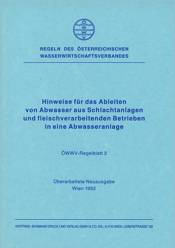 Cover ÖWWV-Regelblatt 3