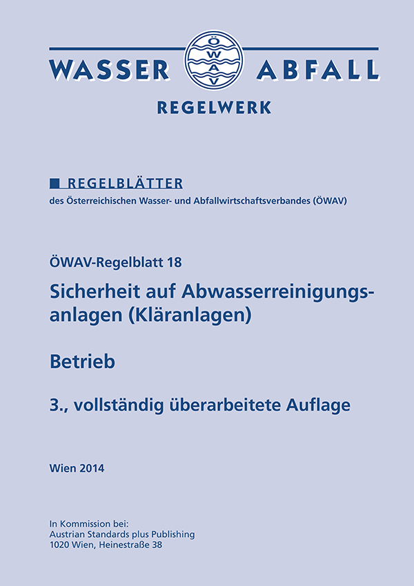 Cover ÖWAV-Regelblatt 18