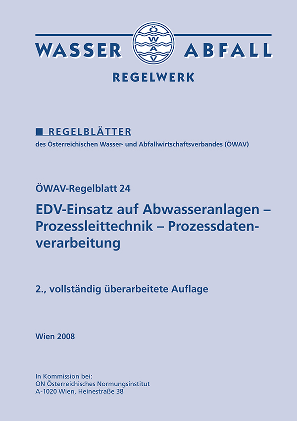 Cover ÖWAV-Regelblatt 24