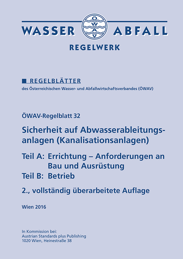 Cover ÖWAV-Regelblatt 32