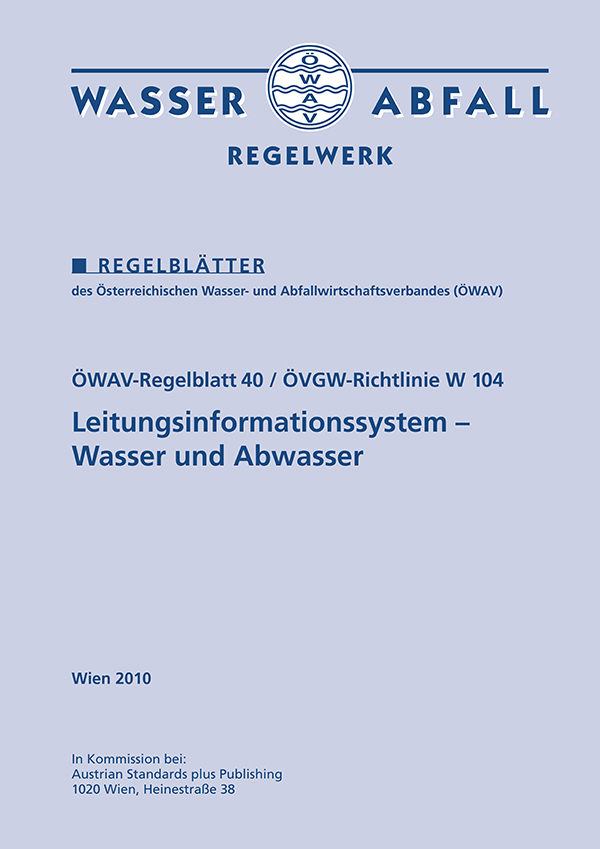 Cover ÖWAV-Regelblatt 40