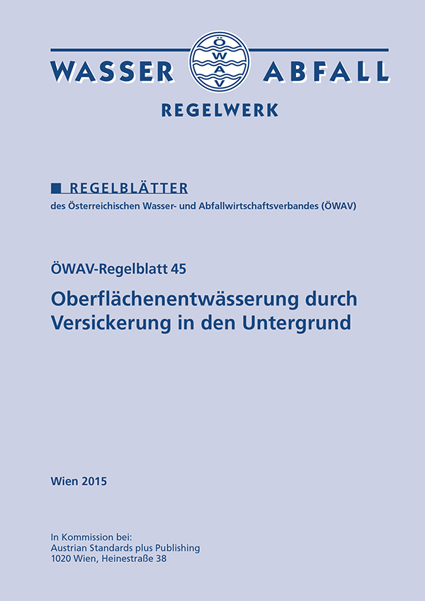 Cover ÖWAV-Regelblatt 45