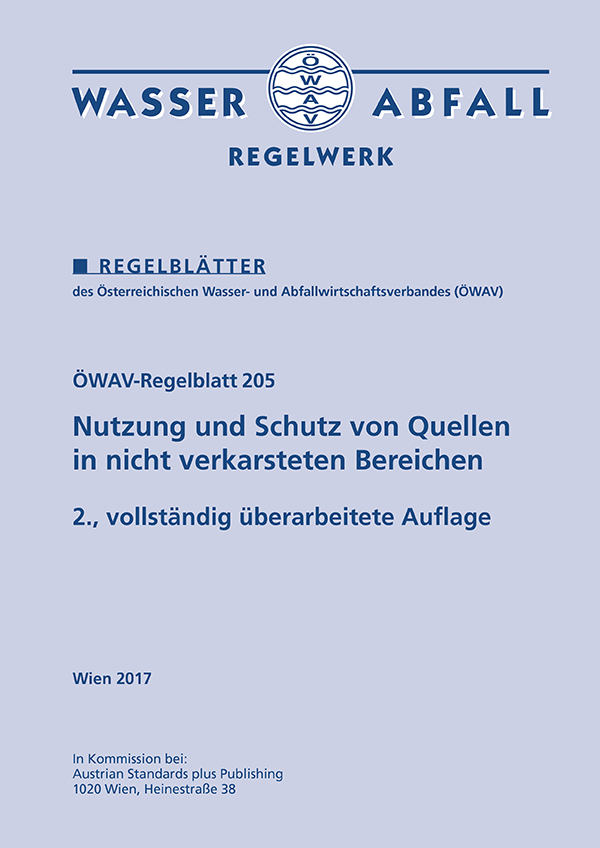 Cover ÖWAV-Regelblatt 205