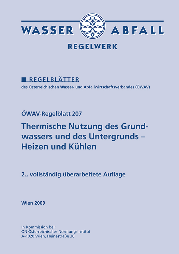 Cover ÖWAV-Regelblatt 207