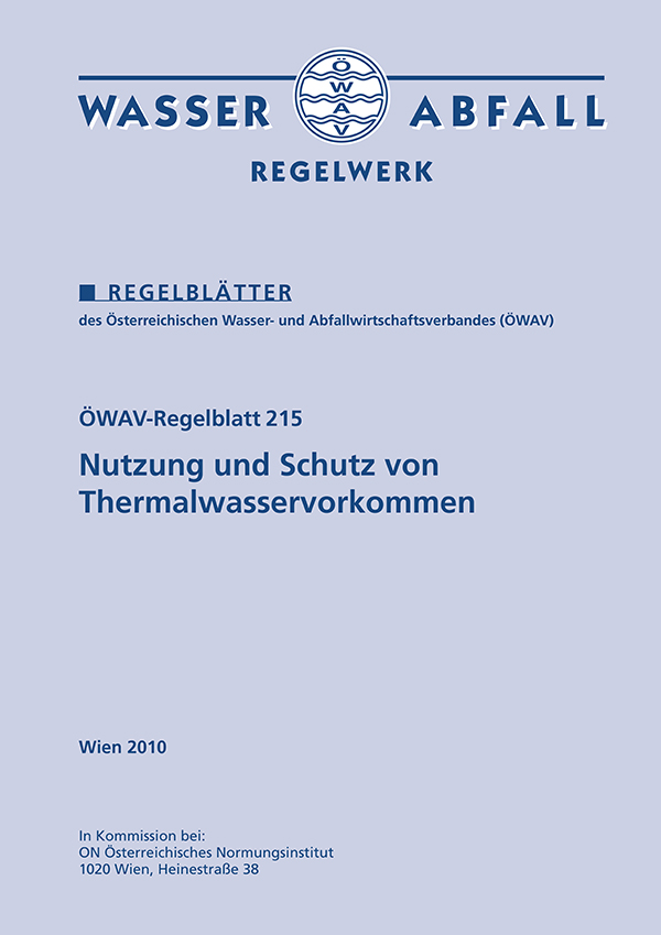 Cover ÖWAV-Regelblatt 215