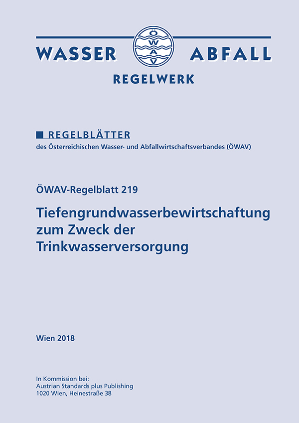 Cover ÖWAV-Regelblatt 219