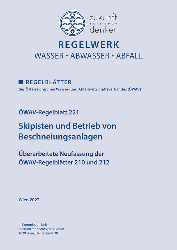 Cover ÖWAV-Regelblatt 221