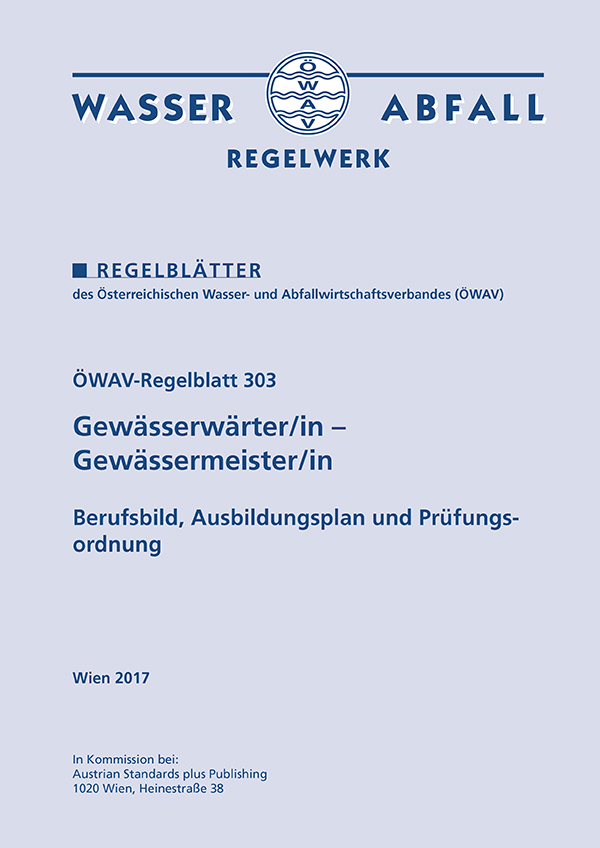 Cover ÖWAV-Regelblatt 303