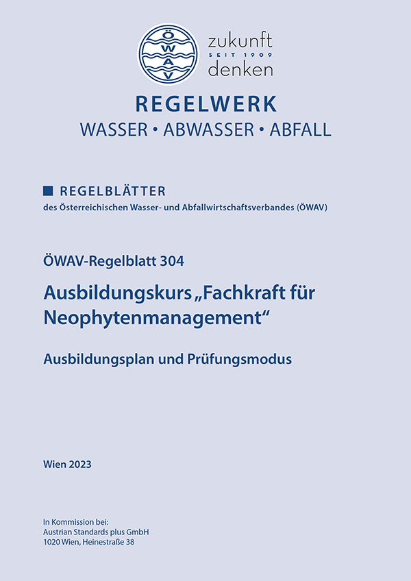 Cover ÖWAV-Regelblatt 304