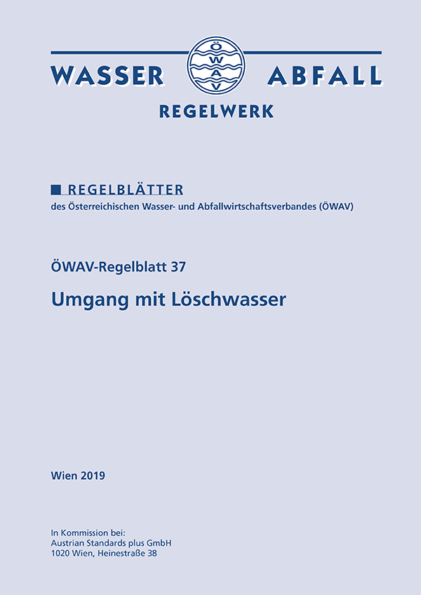 Cover ÖWAV-Regelblatt 37