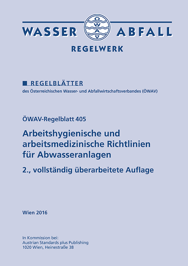 Cover ÖWAV-Regelblatt 405