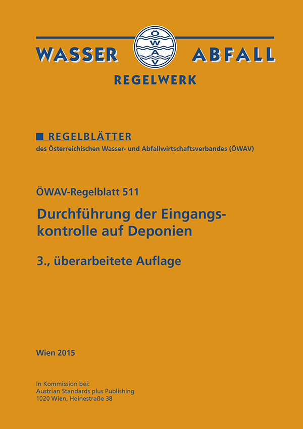 Cover ÖWAV-Regelblatt 511